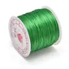 Hilo elástico plano de 0.8 mm para pulseras de cuentas DIY hilo elástico línea Xiao xing teñido transfronterizo se puede personalizar metros