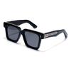 Venta Caliente Transfronteriza JMMLZ60 Retro Personalizado Cara Grande Caja Gafas de Sol para Hombres Maduros Lámina Texturizada Gafas de Sol con Protección Solar