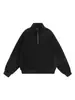 Sudaderas Retro Americanas de Cuello Alto para Otoño e Invierno para Hombres y Mujeres, Simples y Elegantes, Tops Pulóver Casual Versátiles para Parejas
