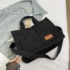 Bolsa de veludo de grande capacidade feminina 2024 nova bolsa de ombro transversal da moda para todos os tipos de ocasiões, alça larga, bolsa tote portátil casual