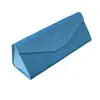 Estuche Plegable Triangular para Gafas Hecho a Mano al por Mayor, Estuche para Gafas de Montura Grande, Estuche de Gafas de Moda, Se Puede Imprimir con Logo