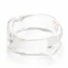 Pulseira de Resina Gradiente TK Europe para Mulheres, Bracelete Curvo, Anel de Melhor Amigo, Joia de Mão da Moda de Alto Padrão, Venda por Atacado