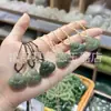 Pendente Fechadura Nuvem Auspiciosa Buda Guanyin de Jade Hetian Natural, Estilo Chinês Feijão das Quatro Estações de Jade Hetian Pingente de Jade da Paz