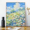 Pintura al óleo digital de Hayao Miyazaki diy Castillo de Verano Departamento de Sanación Sensación de Alto Nivel Coloreado a Mano Edificio Relleno Sanador