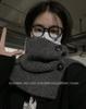 Bufanda Ins Nuevo Estilo Coreano Atmósfera Tejida Combinable para Mujer con Forro Polar Calentador Protección para el Cuello Cubre Cuello Bufanda de Cuello Falso