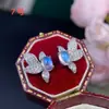 Recomendación de Venta Caliente: Aretes de Piedra Lunar Azul Natural para Mujer, Aretes de Piedra Lunar Azules de Moda, Venta Directa del Fabricante, Estilo Vacacional