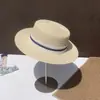 2026 Novo Chapéu de Palha com Renda Feminino Verão Proteção Solar Passeio Chapéu de Sol Praia Litoral Chapéu de Sol Topo Plano Pequeno Fedora