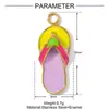 Collar Colgante de Acero de Titanio para Hacer Manualidades Jellyfish con Goteo de Aceite Estrella de Mar Pez Arcoíris Colgante de Joyería de Acero Inoxidable