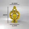 Accesorios de Cuentas de Plástico Electroplateado para Tapas de Cajas de Pañuelos, Mangos de Ceniceros y Tapas de Botes con Sello de Alce