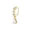 Produtos Transfronteiriços Europeus e Americanos Clipe de Nariz Piercing Unha de Nariz Cravejada com Hao Shi Argola de Nariz Borboleta Cruzada Clipe de Nariz com Ajuste de Abertura