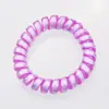 Estilo Coreano Estilo Mori Pequeño Fresco Luminoso Anillo para el Cabello de Hilo Telefónico Banda de Goma de Color Sólido Moda Pulsera Grande No Lastima la Base del Cabello Cuerda para el Cabello