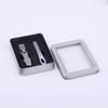Caja de hojalata desgaste de uñas armadura gadget almacenamiento plata esmerilada rectangular caja de hierro caja de hierro personalizada embalaje