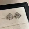 Fuegos Artificiales de Cristal Estilo Diseñador Original de Nicho Coreano Dongdaemun Pendientes Únicos y Hermosos de Primavera y Verano con un Toque de Lujo