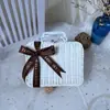 Caja tejida caja de ratán caja de regalo de ratán maleta caja de regalo vintage caja de ratán blanco caja de regalo de boda