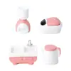 Accesorios creativos para cocina de casa de muñecas con temática rosa, decoraciones DIY para paisajes en miniatura y adornos en miniatura