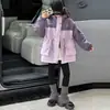 Chaqueta Acolchada para Niñas 2025 Otoño e Invierno Nueva Estilo Coreano Abrigo Infantil para Niñas Pequeñas, Engrosada y Cálida Ropa de Invierno