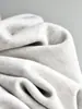 Calça de Lã e Seda Pregueada em SanfonaNova Inverno Feminina de Seda Lã Quente Solta de Pernas Largas Casual Longa