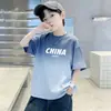 Camiseta de Manga Corta para Niños 2026 Verano Nuevo Estilo Camisetas Finas para Niños Ropa Casual Simple de Algodón Puro para Niños Grandes