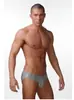 Calzoncillos para hombre de tiro bajo sexys de comercio exterior calzoncillos de color liso ropa interior suave y cómoda seis colores