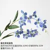 Flor de simulación, flor azul, boda, auditorio de bodas, decoración del hogar, rosa de simulación, flor falsa, flor de plástico, venta al por mayor
