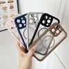 Adecuado para funda de teléfono móvil Iphone17, Funda magnética de succión dos en uno de TPU y PC para Apple 16, Funda protectora anti-caída y de disipación de calor de cobertura total