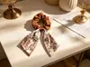 Em Estoque Atacado Rabo de Cavalo Baixo Estilo Coreano Scrunchie Laço Retrô Prendedor de Cabelo Corda de Cabelo Scrunchie Prendedor de Cabelo