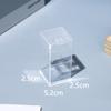 Caja de Empaque de Cuentas Doradas Ps Pintura de Diamantes Cuadrada Cuentas de Arroz Caja de Almacenamiento de Cuentas Caja Transparente Polvo para Joyería Botella Cuadrada
