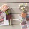 Madera Maciza Creativo Arreglo Floral Magnético Tubo de Ensayo Imán para Refrigerador Simple Adorno de Decoración para el Hogar Imán Magnético para Refrigerador de Madera Maciza