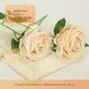 Buquê de Rosas Realista com Toque Hidratante, Rosas Artificiais de Alta Qualidade para Decoração de Sala de Estar e Mesa de Jantar, Decoração para Casa com Flores Artificiais