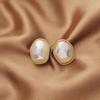 Aretes de Perlas Falsas Estilo Lujo Ligero, Modernos y Versátiles, Aretes de Celebridad de Internet en Tendencia 2025, Venta al por Mayor desde Yiwu