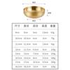 Venta Directa de Fábrica Plato Coreano de Acero Inoxidable 304 Plato Pequeño Dorado Coreano Plato para Salsa de Barbacoa Logo Personalizado