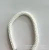 Cadarços ocos, cordões trançados sólidos preto e branco, acessórios para sapatos e chapéus, cordões decorativos para sapatos de cores mistas de alta qualidade resistentes ao desgaste