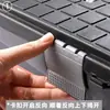 Venta de fábrica caja de herramientas portátil para estudiantes de arte caja de pintura plegable de tres capas caja de almacenamiento para pintura en casa y arte de uñas