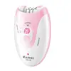 Kemei Popular de Exportación Depiladora para Mujer Km-188 Hoja de Acero Inoxidable Iluminación LED Depiladora para Partes Privadas