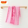 Toalha Jacquard de Mistura de Algodão 80g Padrão Cogumelo Pano de Limpeza Sanitária para Lojas de Dólar Exportação Toalha Floral de Poliéster-Algodão