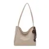 Bolsa de Mujer Estilo Coreano Nueva Primavera Bolso Tote Simple de Gran Capacidad Bolso de Hombro de Moda Bolso de Mujer para el Viaje Diario