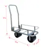 Carro de transporte con ruedas universal multiusos, carro portátil para cubeta de agua doméstica, carrito plegable para cubeta de agua, carretilla