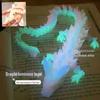 Novo Dragão Voador Luminoso 3D com Juntas Totalmente Articuláveis, Ornamento Gradiente Absorvente de UV, Ornamento Gradiente Luminoso