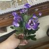 Flor de seda de simulação flor de seda buquê transfronteiriço amor-perfeito de cinco pétalas layout de cena de casamento caixa de flores interna e externa arranjo de flores decoração