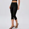Nuevos pantalones capri de yoga ajustados de secado rápido transfronterizos, de cintura alta, adelgazantes, levantacola, ropa deportiva para yoga, running, fitness para mujer