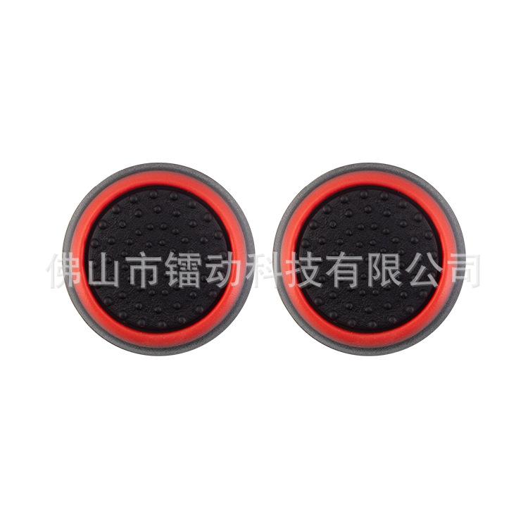 黑底红圈