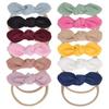 Europa y Estados Unidos nuevos accesorios para el cabello anillo para el cabello 12 colores niños anillo para el cabello de lazo sin costuras cuerda para el cabello banda para el cabello de nylon para bebé 096