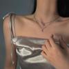 Collar Doble Xingyue para Mujer 2024 Nuevo Estilo Temperamento Alta Calidad Estilo Diosa Lujo Ligero Simple Versátil Cadena de Cuello Cadena