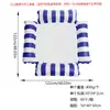 Plataforma flotante inflable nueva transfronteriza, respaldo plegable para exteriores con malla, cama flotante, equipo para deportes acuáticos, tumbona de 4 tubos, cama flotante