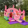 Castillo Hinchable Cuadrado Puesto Entretenimiento Infantil Tobogán Hinchable Parque de Trampolines Trampolín Exterior Equipo de Diversión Grande