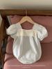 Romper Fresco de Nuevo Estilo para Bebé Niña Verano 2027 Mono de Una Pieza a Cuadros Estilo Coreano para Bebé Body Lindo