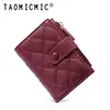 Novedades de Primavera Tendencia Ins 80% de descuento Cartera para Mujer Pu Transfronteriza Billetera para Monedas Acolchada Portadni Integrado de Alto Valor