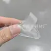 Esponja de Silicone em Pó com Alça Fácil de Maquiar Sem Pó Macia Elástica Q Almofada de Ar Ferramenta de Maquiagem Esponja de Pó Úmido Transparente