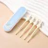 Faca para Pelos do Nariz Dupla Face Manual Segura Limpeza de Narinas Faca para Pelos do Nariz de Duas Cabeças Aparador de Pelos do Nariz Faca Portátil para Pelos do Nariz de Duas Cabeças