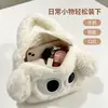 Bolso Lindo de Ojos Grandes, Bolso Cruzado de Peluche de Dibujos Animados para Otoño e Invierno para Mujeres, Bolso de Perro de Ojos Grandes Famoso en Internet